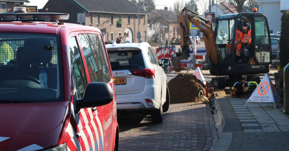 Rond u dinsdagmorgen is een gaslek ontstaan op de kruising van de Klimmenderstraat met de Achtbunderstraat, bij graafwerkzaamheden.