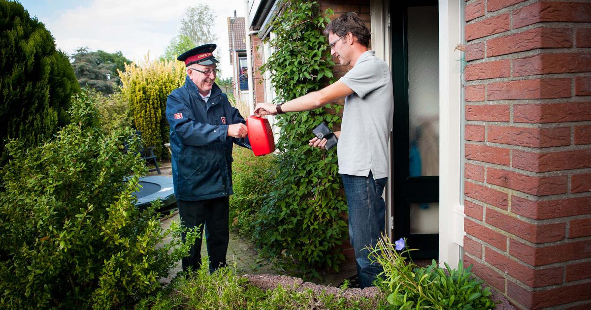 Jaarlijkse collecte Leger des Heils ZONWS