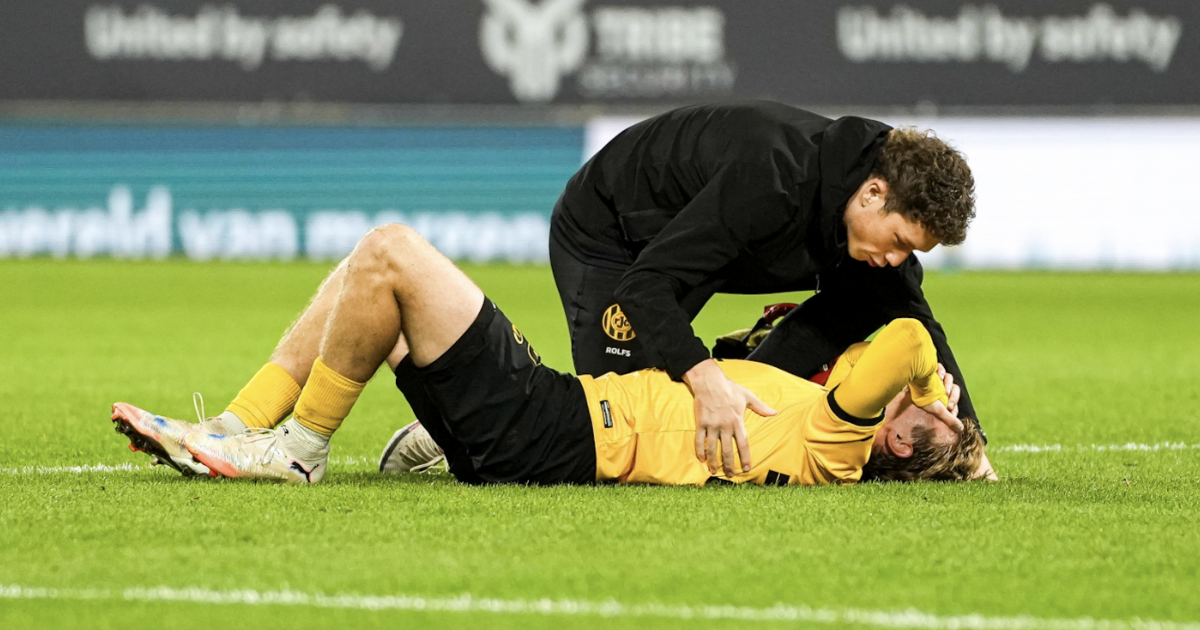 Einde seizoen voor Roda JC-speler Joshua Schwirten