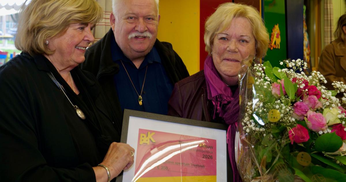 Vrijwilligers inclusieve Speeltuin Treebeek winnen Paul van Betuw Vrijwilligersprijs