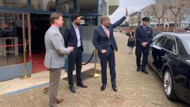 Koning Willem-Alexander in Heerlen-Noord