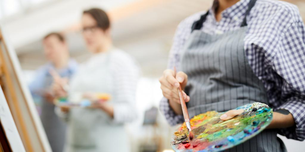 Expositie schilderclub 't Ezelke uit Nuth