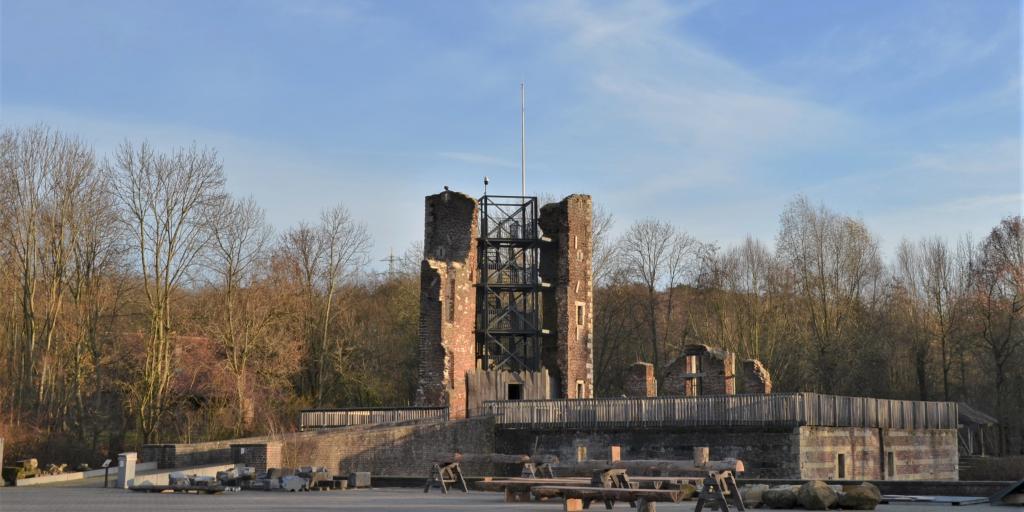 Project Slot Schaesberg ter ziele, kasteelruïne gesloten