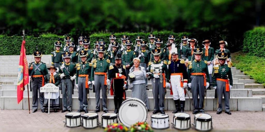 Reünie Schutterij St. Gregorius de Grote in Brunssum
