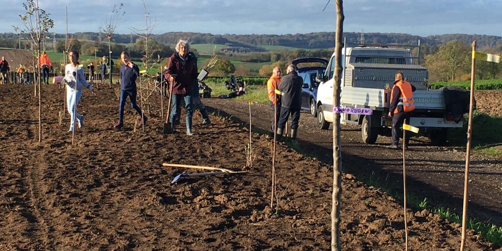 Nieuwe veldweg in Ransdaal