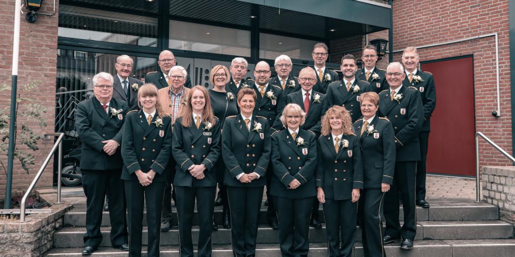 Veel jubilarissen bij fanfare uit Wijnandsrade