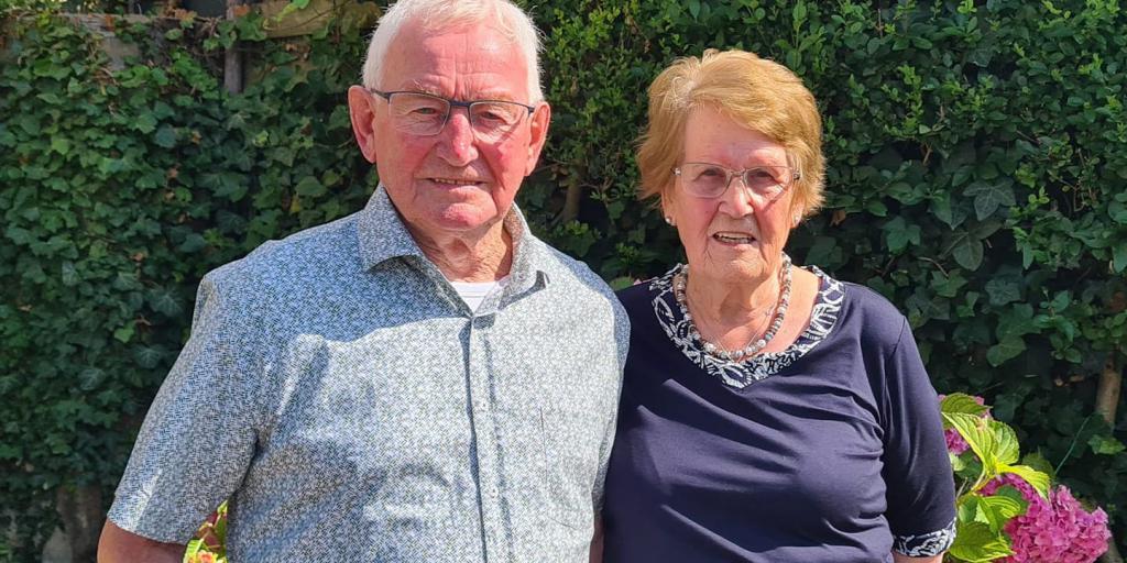 Tiny en Lowie Franssen-Hollands uit Voerendaal 65 jaar getrouwd