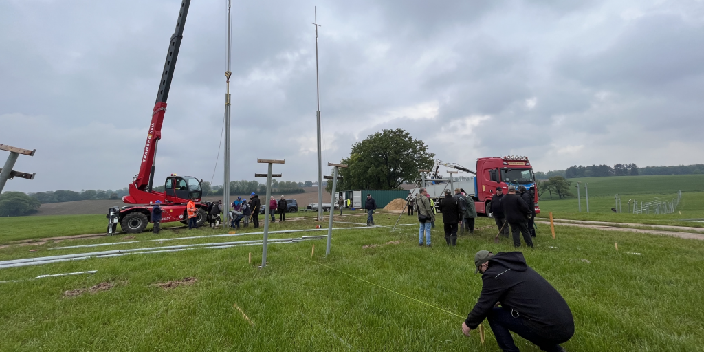 Eerste schietbomen geplaatst voor OLS in Doenrade