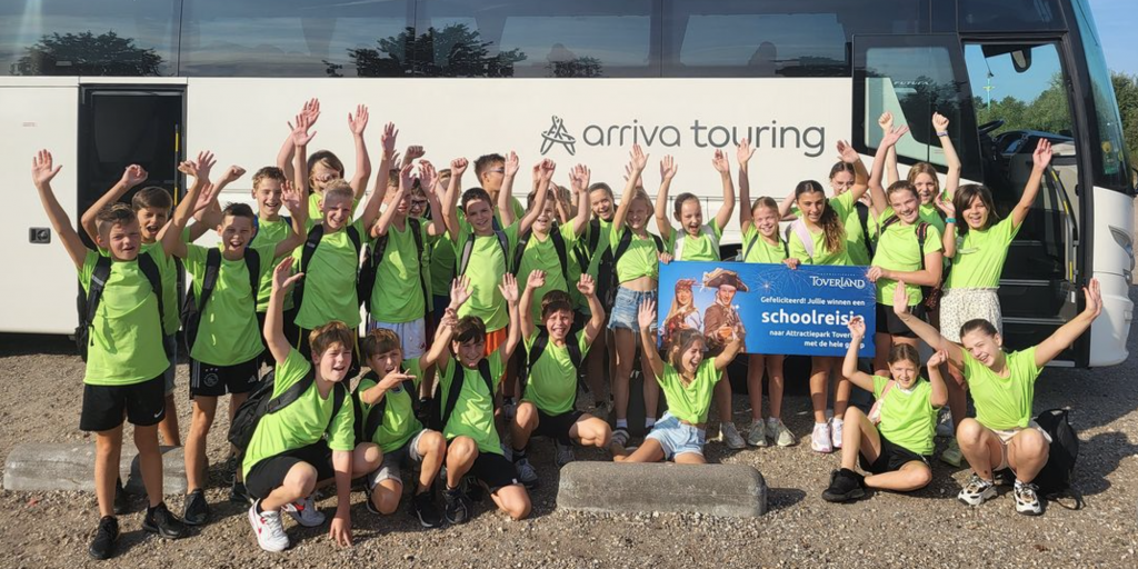 Winnaars Kinjer OLS genieten van dagje Toverland
