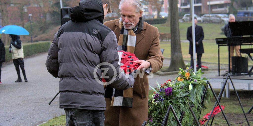 Herdenking bij oorlogsmonument in Brunssum