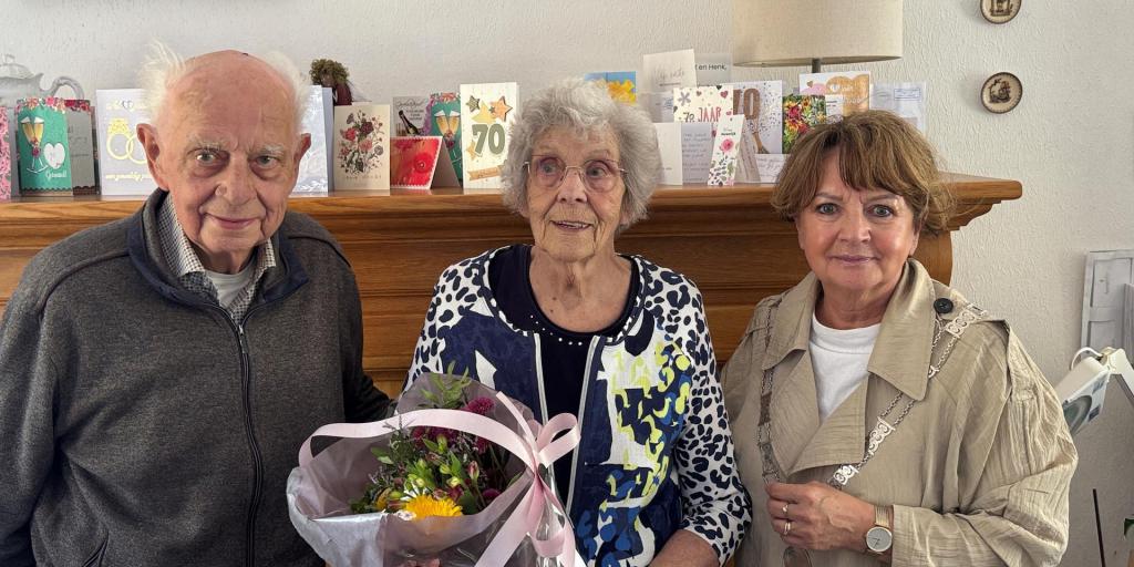Platina huwelijk van Henk en Margret Knol uit Brunssum