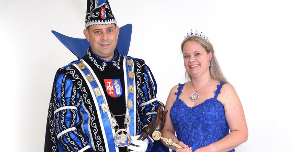 Randy en Christel nieuw stadsprinsenpaar in Brunssum