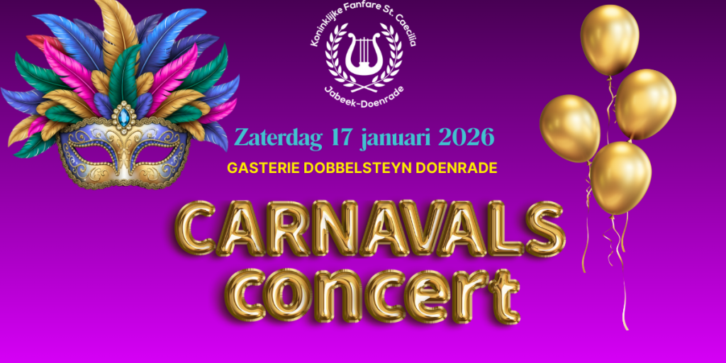 Carnavalsconcert fanfare Jabeek-Doenrade