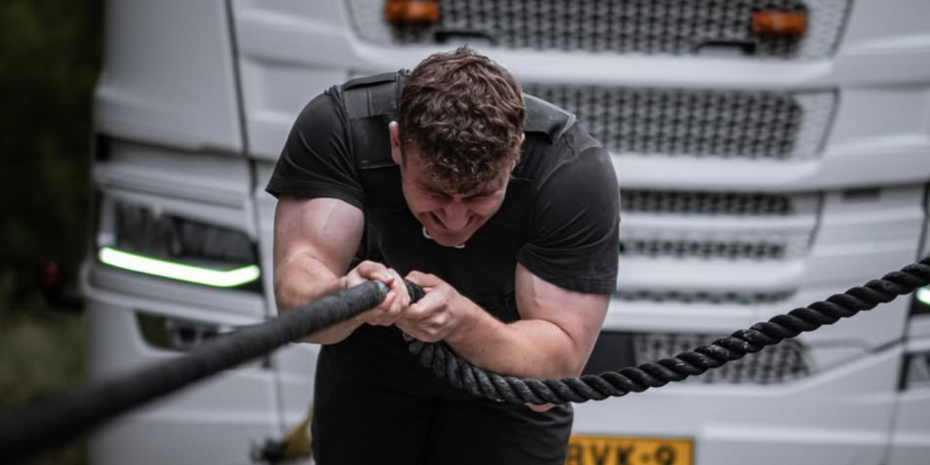 Sterke mannen in actie op bijzondere plek in Brunssum