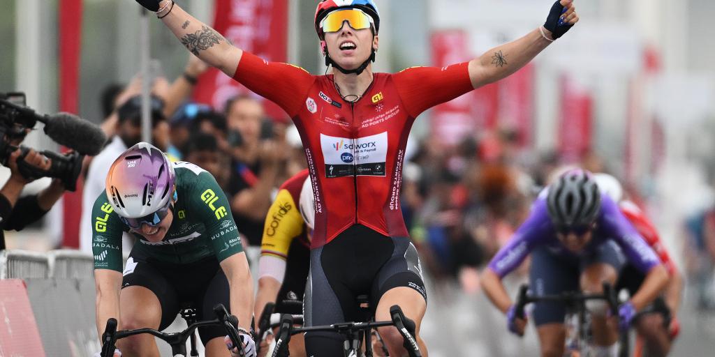 Wiebes wint ook derde etappe UAE Tour