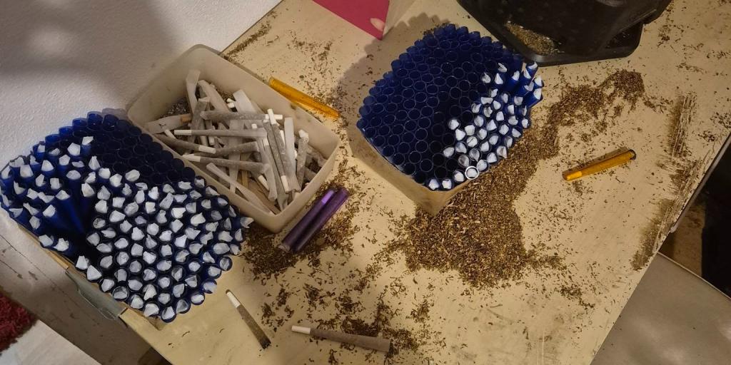 Grote hoeveelheid joints in woning Kerkrade