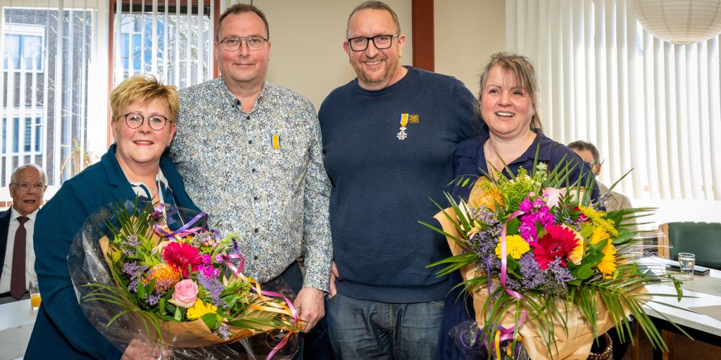 Twee koninklijke onderscheidingen in Landgraaf