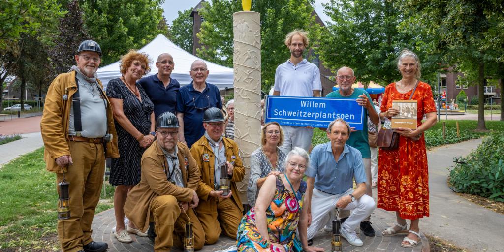 Nieuw kunstwerk en naam plantsoen onthuld in Lauradorp