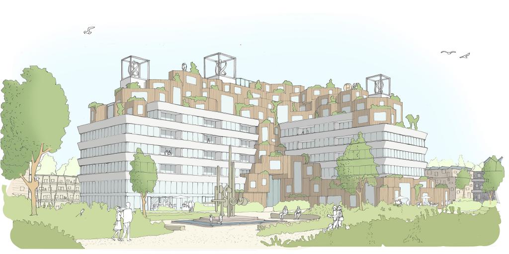 Voormalig DSM-kantoor in Heerlen krijgt nieuwe bestemming