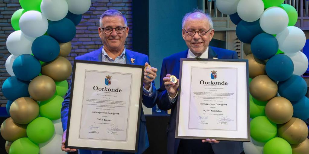 Oud-wethouders benoemd tot ereburger van Landgraaf