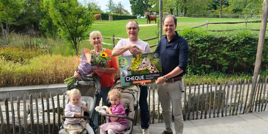 GaiaZOO ontvangt 9 miljoenste bezoeker