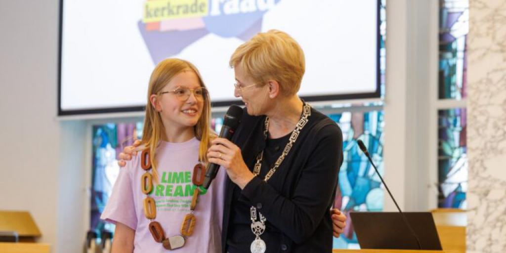 Nieuwe kinderraad en kinderburgemeester in Kerkrade